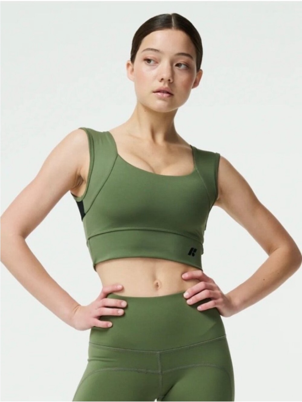 Forme Power Bra in Olive Green, Size XS Women’s